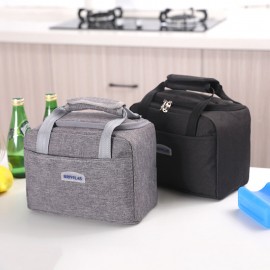 1 Piece Portable Lunch Bag Aluminum Foil Thermal Food Bag Cooler Bag