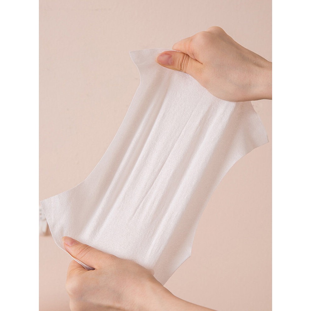 100 Pumping Disposable Facial Cleansing Towel Extractable Thicken Dry-Wet Dual-Use Makeup Remover Towel