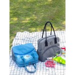 11L Large Capacity Lunch Bag Aluminum Foil Thickening Picnic Food Container Insulated Cooler Ice Bag