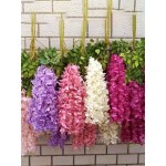 12pcs/set 100cm Artificial Flowers Silk Wisteria Fake Garden Hanging Flower Plant Vine Wedding Decor