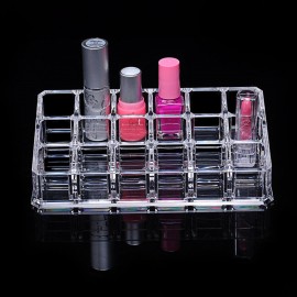 18/36 Lipstick Holder Jewelry Box Cosmetic Organizer Storage Boxs Makeup Display Stand Case