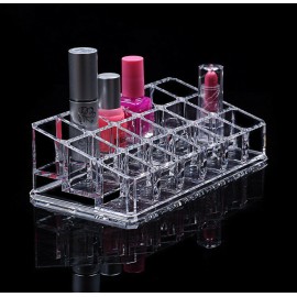 18/36 Lipstick Holder Jewelry Box Cosmetic Organizer Storage Boxs Makeup Display Stand Case