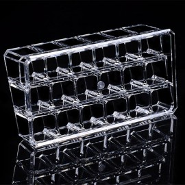 18/36 Lipstick Holder Jewelry Box Cosmetic Organizer Storage Boxs Makeup Display Stand Case