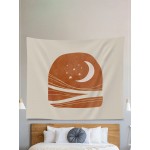 1PC Moon Simple Printing Tapestry Home Decor Living Room Bedroom Photo Prop Wall Art Tapestries