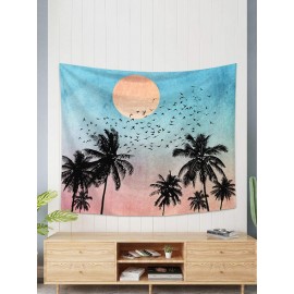 1PC Summer Beach Landscape Printing Tapestry Home Decor Living Room Bedroom Photo Prop Wall Art Tapestries