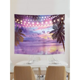 1PC Summer Beach Landscape Printing Tapestry Home Decor Living Room Bedroom Photo Prop Wall Art Tapestries