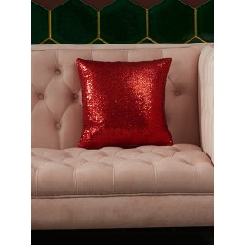 1Pc Christmas Sequined Cushion Pillow Case Without Core Home Sofa Throw Pillows