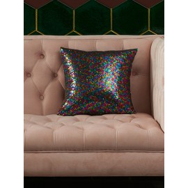 1Pc Christmas Sequined Cushion Pillow Case Without Core Home Sofa Throw Pillows