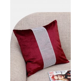 1Pc Plush Cushion Cover Decoration Stripe Pattern Fluffy Soft Pillow Case Home Sofa Throw Pillows