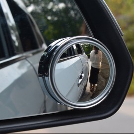 1pcs Vehicle 360° Rotation Car Blind Spot Mirror Rear View Mirror Driving Reversing Aid Mirror