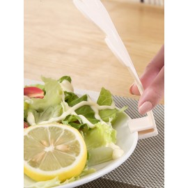 2 Pcs Kitchen Gadgets Cling Film Holder Microwave Heating Isolator Auxiliary Plate And Bowl Clamp