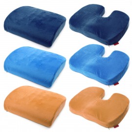 2 in 1 Memory Foam Mutifunctional Lumbar Support Pillow Seat Cushion Home Office Pillow