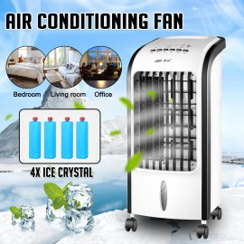 220V Portable Air Conditioner Conditioning Fan Humidifier Cooler with Remote Control 3 Gear Wind Speeds