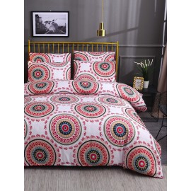 2/3 Pcs Bohemian National Style Geometric Pattern Comfy Bedding Set Duvet Cover Pillowcase