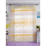 2PCS Gauze Curtain Screens Bedroom Living Room Window Balcony Curtains Float