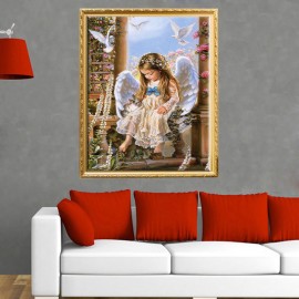 30x43cm 5D DIY Tender Love Diamond Painting Resin Full Rhinestone Home Decoration Figure Cross-stitch Kit