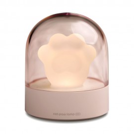 3Life 006 Creative Cat Paw Musical Night Light USB Charging LED Night Light Built In Music Player