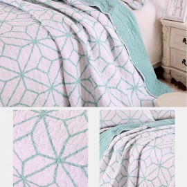 3Pcs Home Textiles Bedding Air Conditioning Summer Cool Quilt Bed Cover Washed Cotton Printed Quilt