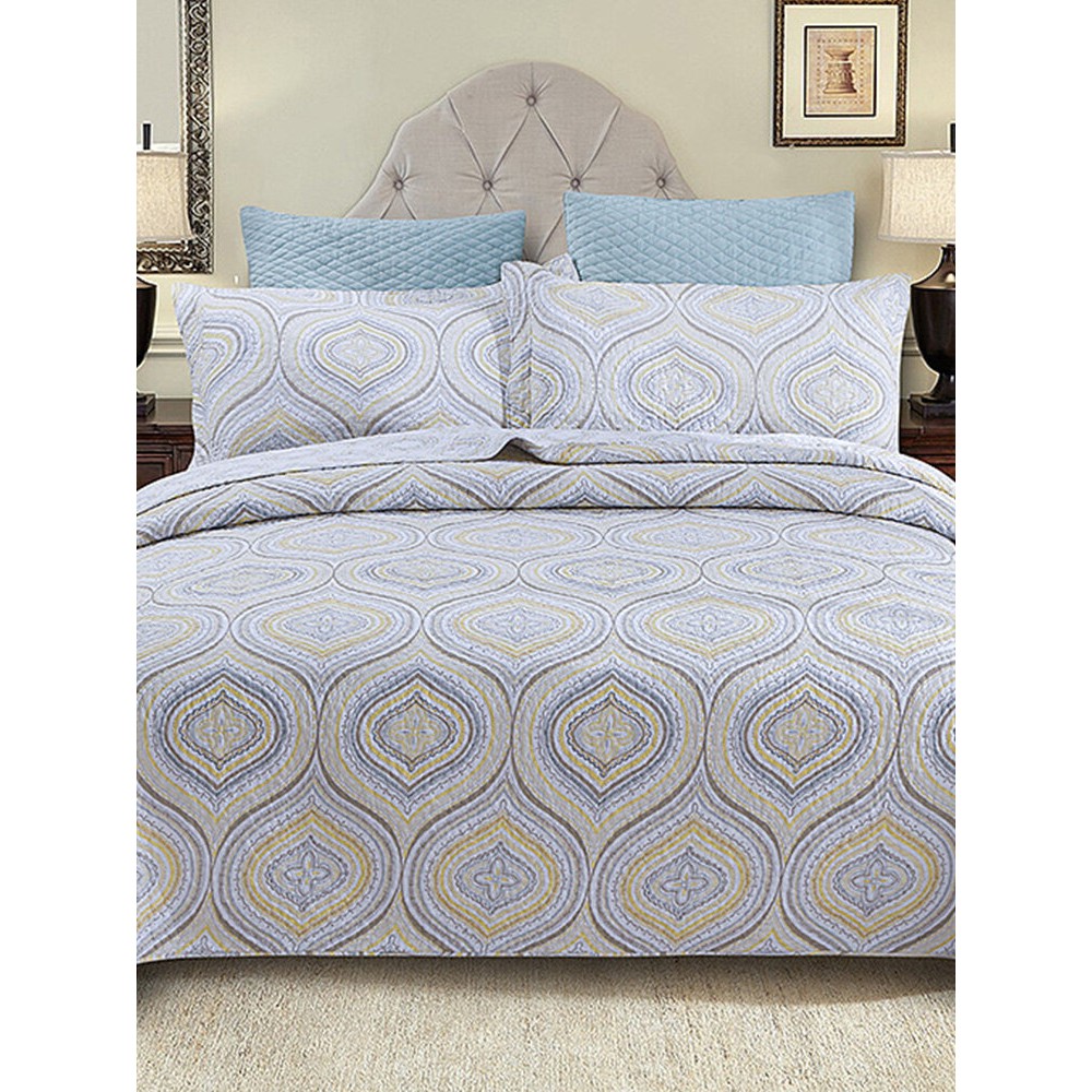 3Pcs Home Textiles Home Textiles Bedding Set Pure Cotton Air Conditioning Quilt Bed Cover