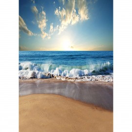 3X5FT Sunny Sea Beach Vinyl Photography Backdrop Background Studio Props