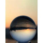 40-120mm Clear Magic Crystal Ball Sphere Glass Decorative Ball Photo Home Decor