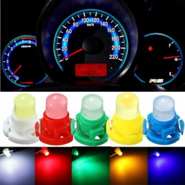 4/10PCS T4 Wedge LED Bulb Instrument Dashboard Dash Climate Base Lamp Lights