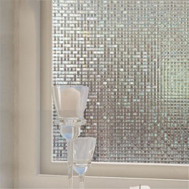 45 x 200cm 3D Static Removable Translucent Window Glass Film Sticker Decor