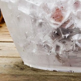 4L Plastic Transparent Garden Ice Bucket Super Large Ice Bucket Beer Champagne Ice Bucket Bar Tools