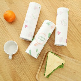 50 PCS Disposable Kitchen Dishcloth Dry And Wet Dual-Use Lazy Rag Non-Woven Cloth Does Not Shed Hair Can Be Washed