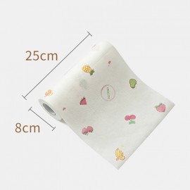 50 PCS Disposable Kitchen Dishcloth Dry And Wet Dual-Use Lazy Rag Non-Woven Cloth Does Not Shed Hair Can Be Washed