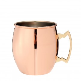 530ml 18oz Coffee Mug Cocktail Copper Cup Cup Drinking Hammered Copper Brass Steel Cup