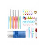 53Pcs Crochet Hook Set Yarn Weave Knitting Hooks Needles  Knitting Accessorries Craft Crochet Set