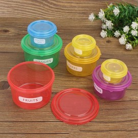 7Pcs/set Creative Perfect Portions Food Storage Containers