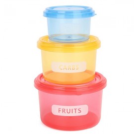 7Pcs/set Creative Perfect Portions Food Storage Containers