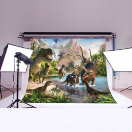 7x5ft Dinosaur Vinyl Studio Backdrop Photography Props Photo Background