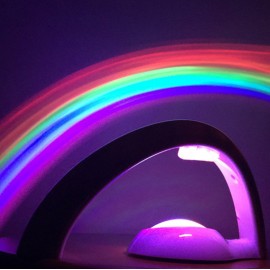 Amazing Colorful LED Rainbow Light Baby Kids Children Child Night Light Atmostphere Light