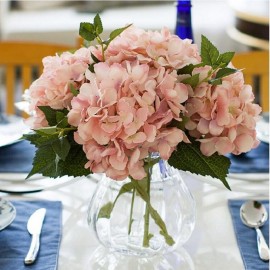 Artificial California Hydrangea Silk Flower for Wedding Party Festival Decorations Leading Way Silk