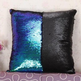 Bicolor Sequins Boster Case European Style Mermaid Pillow Case