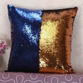 Bicolor Sequins Boster Case European Style Mermaid Pillow Case