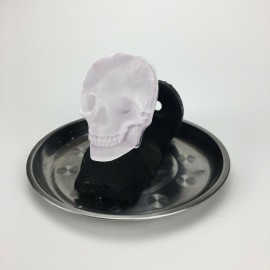 Big Skull Ice Mold Silicone Single Hole Skull Ice Lattice Creative Horror Big Ice Lattice Thickened Ice Maker