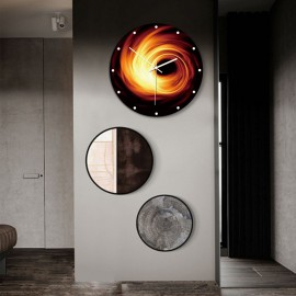 Black Hole Series Acrylic Wall Clock Silent Quartz Needle Big Watch Modern Decoration Crafts