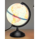 Blue Ocean World Earth Globe Map Teaching Geography Map Rotating Night Light Desktop Decor