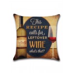 British Wind Retro Beer Bottle Hug Pillowcase Car Cushion Cover Linen