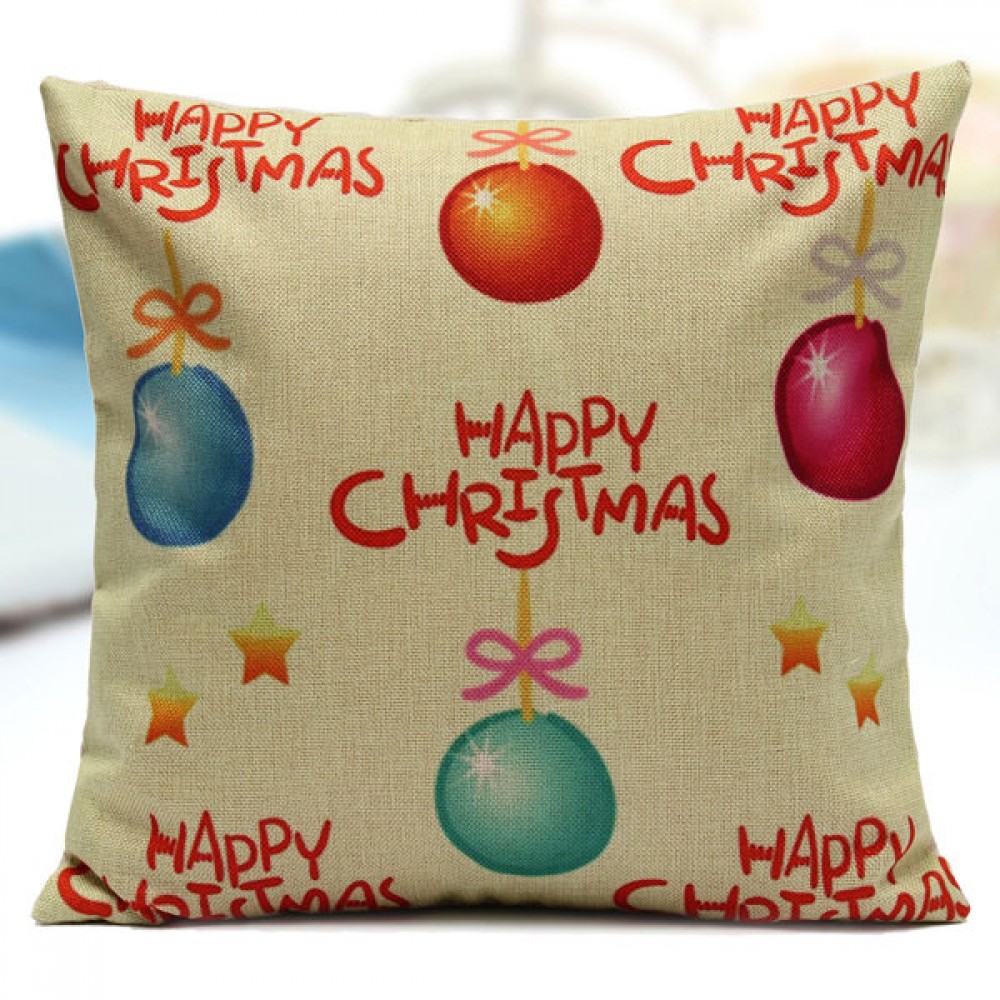 Christmas Candy Series Pillow Cases Home Sofa Square Cushion Cover