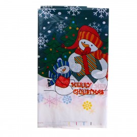 Christmas Disposable Tablecloth Festive Rectangle Oblong Table Cloth Tableware