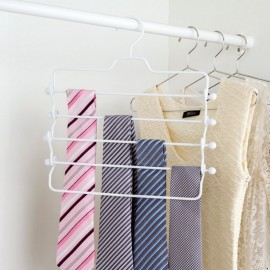 Clothes Pants Scarf Hanger Storage Rack Closet Space Saver Durable Closet Helper