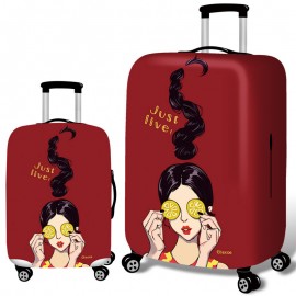 Cool Girls Elastic Luggage Cover Durable Suitcase Protector