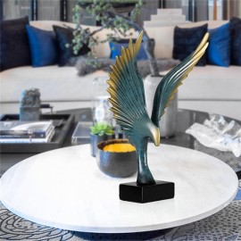 Creative Beautiful Wings Desk Ornament Resin Novelty Blue White Home Decoration Craft Idea Gift