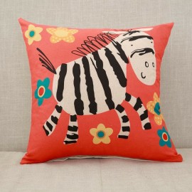 Cute Animal Pattern Cushion Cover Squre Sofa Bed Pillowcase Car Home Deco Cushion