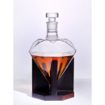 Diamond Decanter Craft Shape Glass White Wine Bottle Diamond Vodka Wine Container